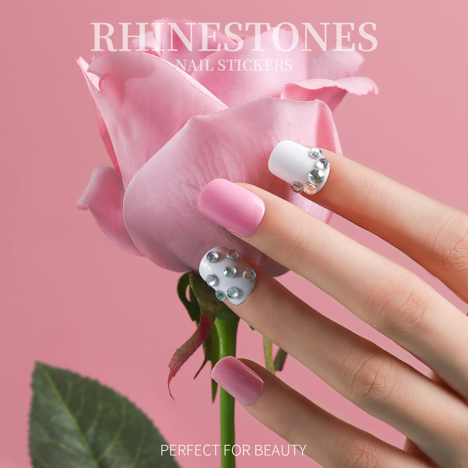 Teenitor AB rhinestones sheet for accent nail decor