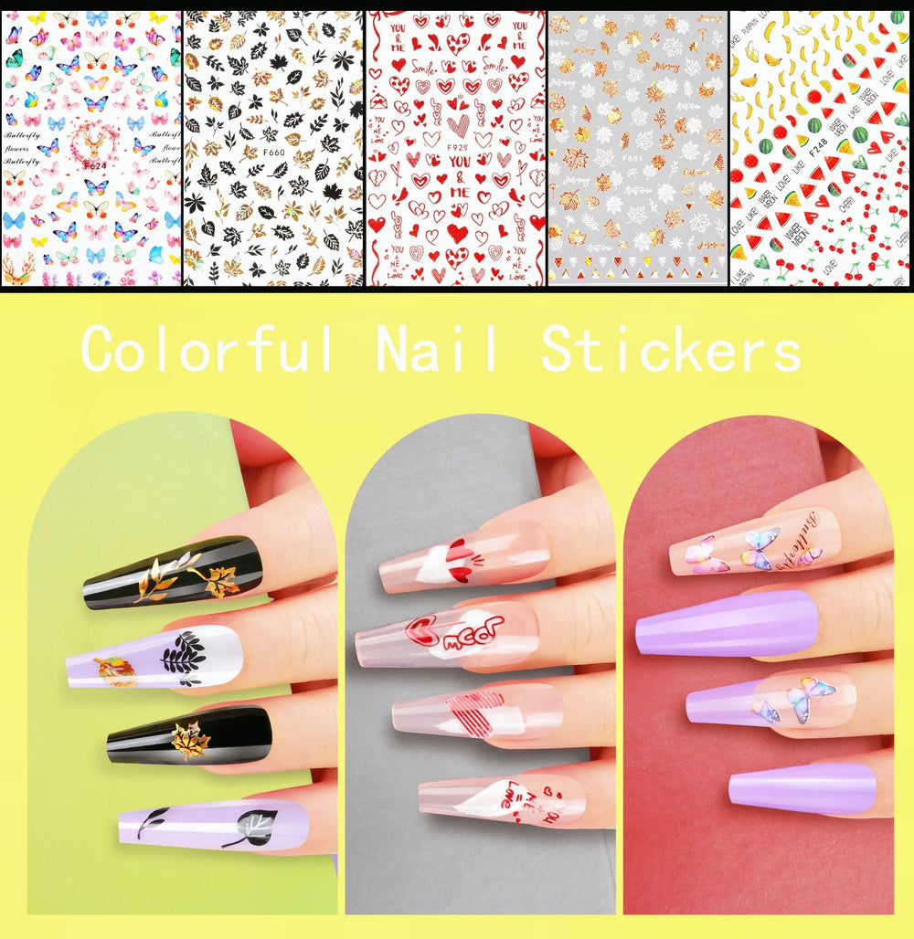 Teenitor autumn leaves glitter for seasonal nail art