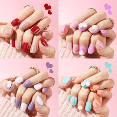 Teenitor brush-on nail glue included for easy, even application.