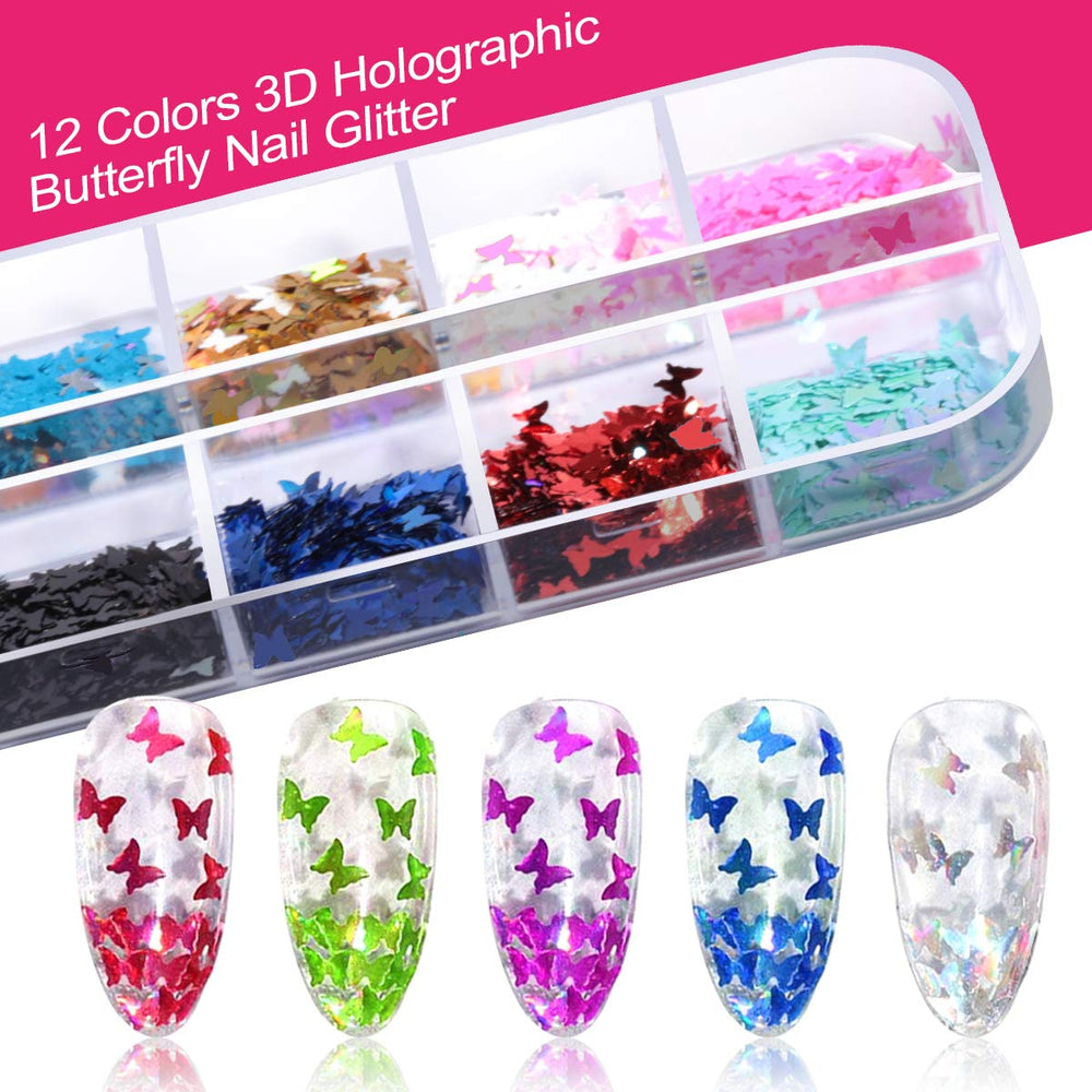 Teenitor clear rhinestones gems sparkle for standout nail details