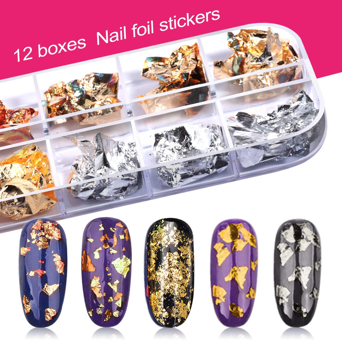 Teenitor color nail gems offer versatile hues for creative art