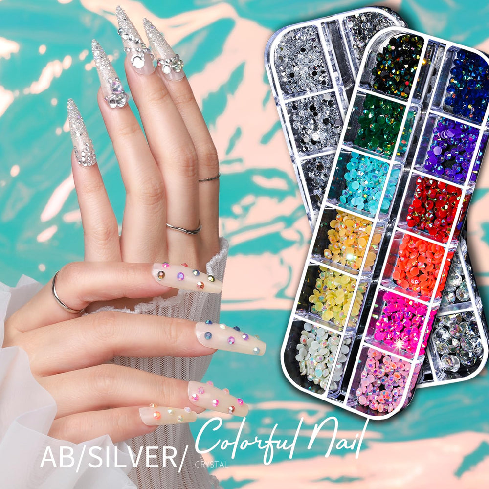 Teenitor 3.0 mm colorful rhinestones deliver bright, showy shine