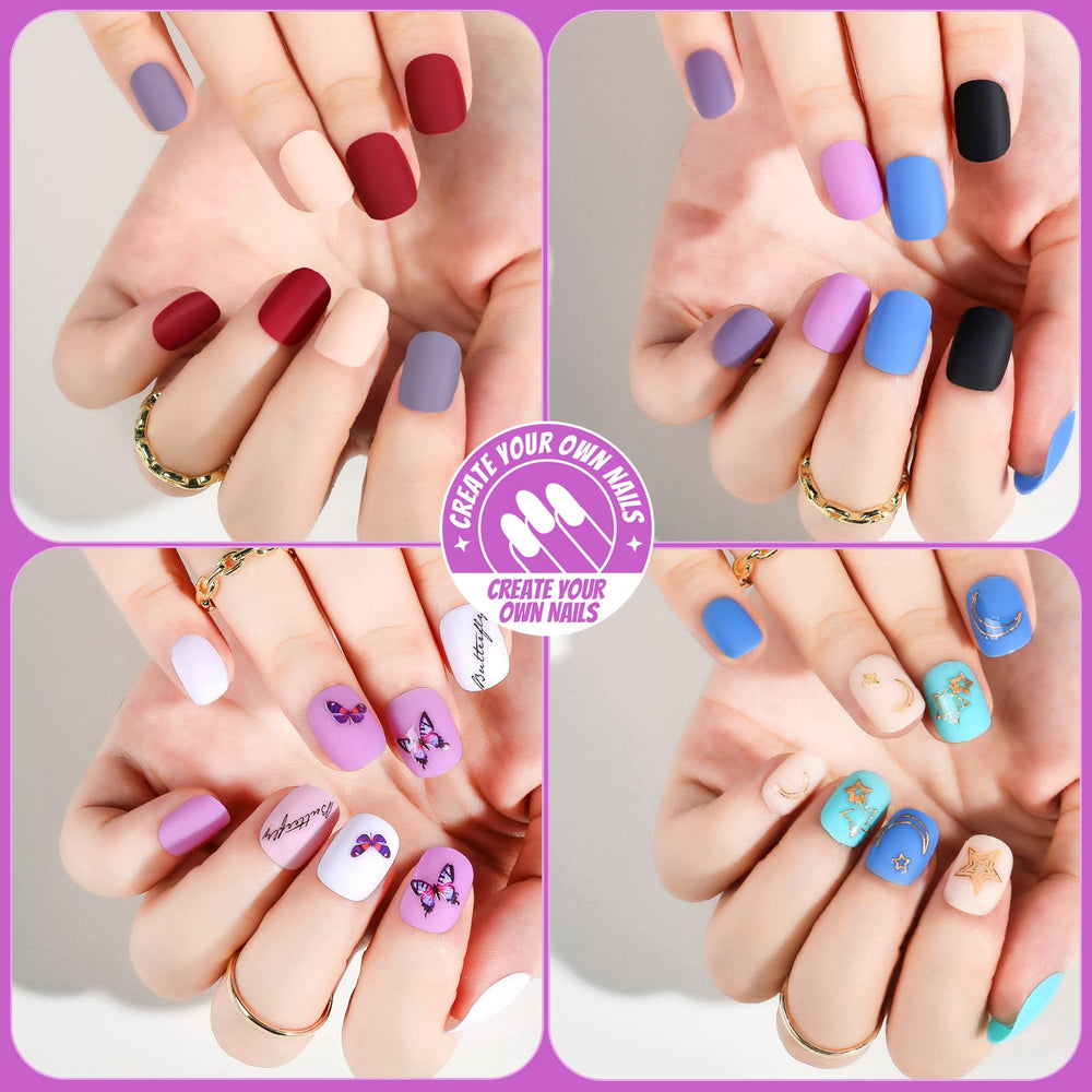 Teenitor cuticle sticks and nail stickers for DIY nail art customization.