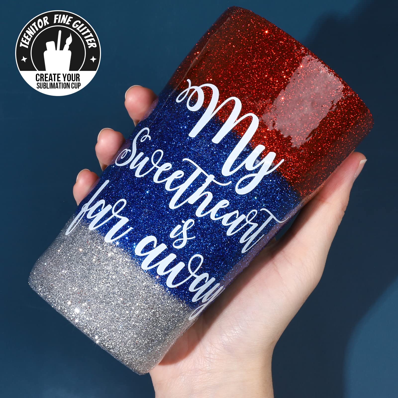 Teenitor festival glitter set adds party sparkle.
