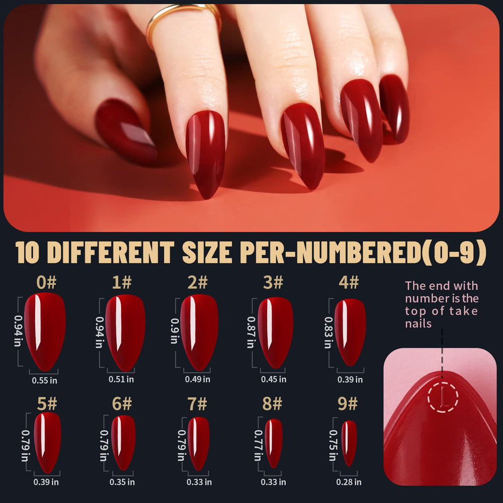 Teenitor final almond nail look showcases vibrant colors ready to wear