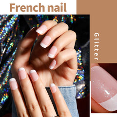 Teenitor French design nails for chic, salon-inspired at-home look.