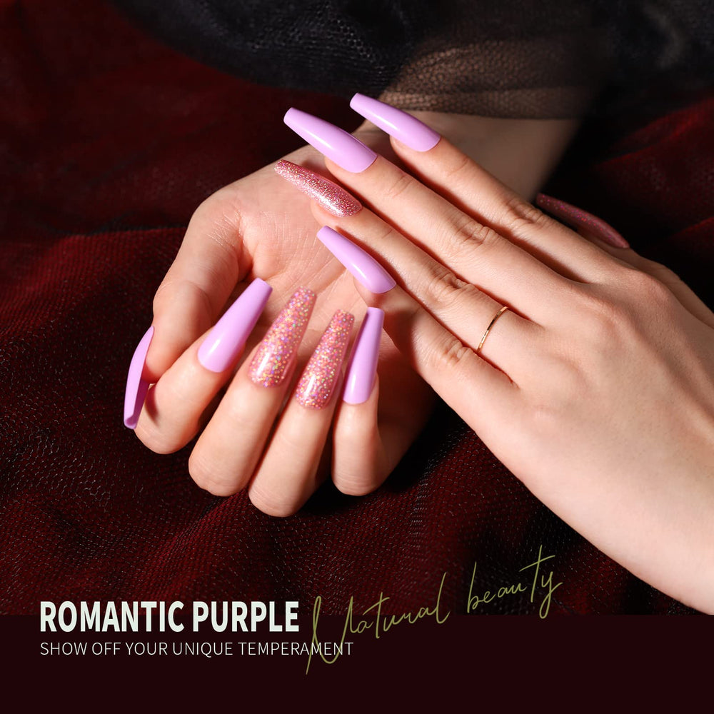 Teenitor glitter nails sparkle detail with premium finish
