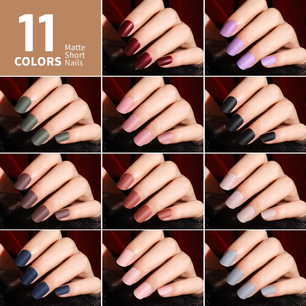 Teenitor glossy finish nails for a polished shine.