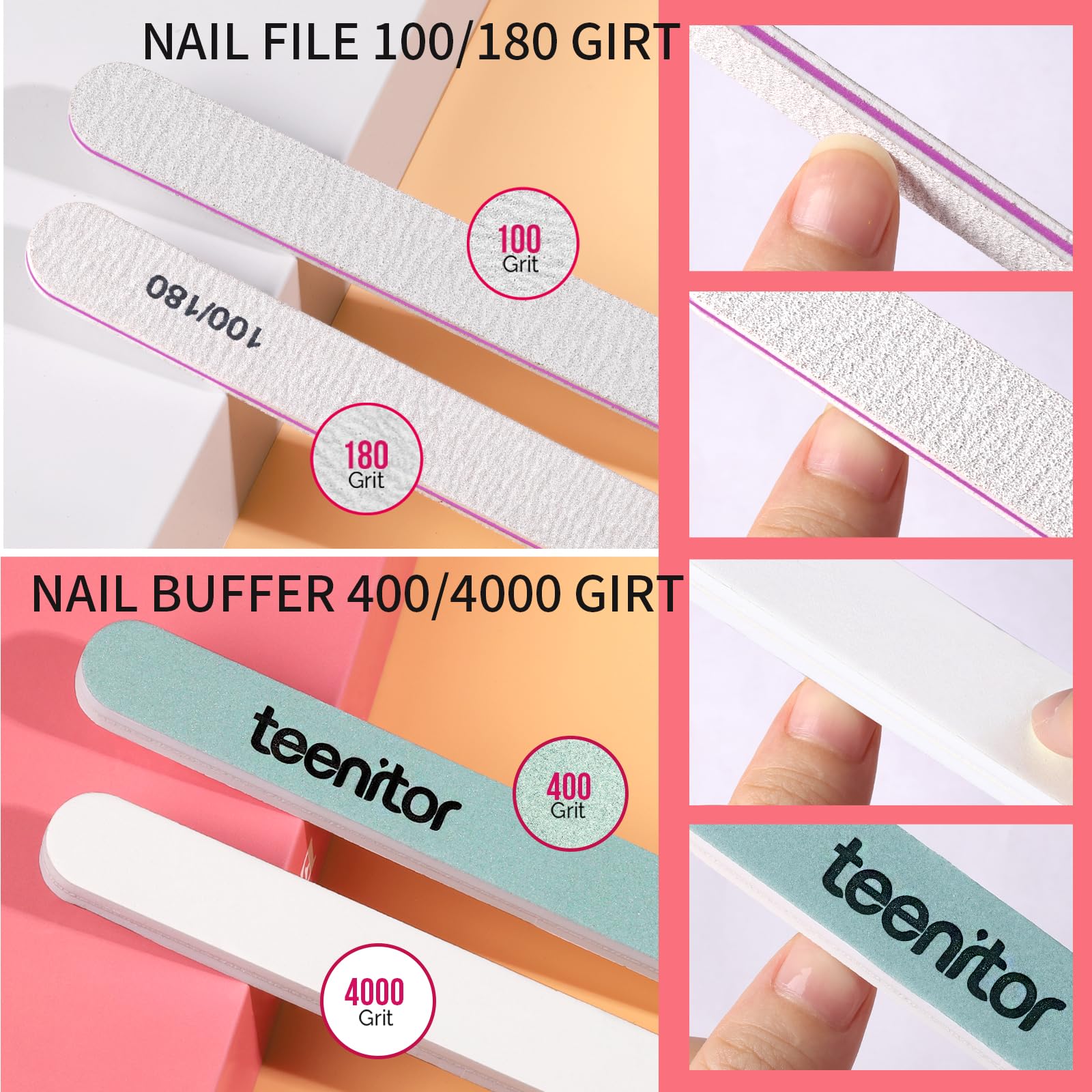 Teenitor buffer polisher finishes nails with shine