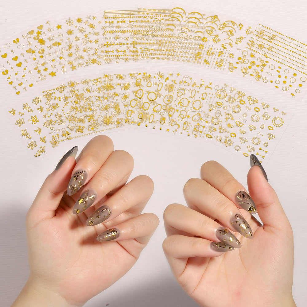 Teenitor nail charms and gems elevate designs with sparkle.