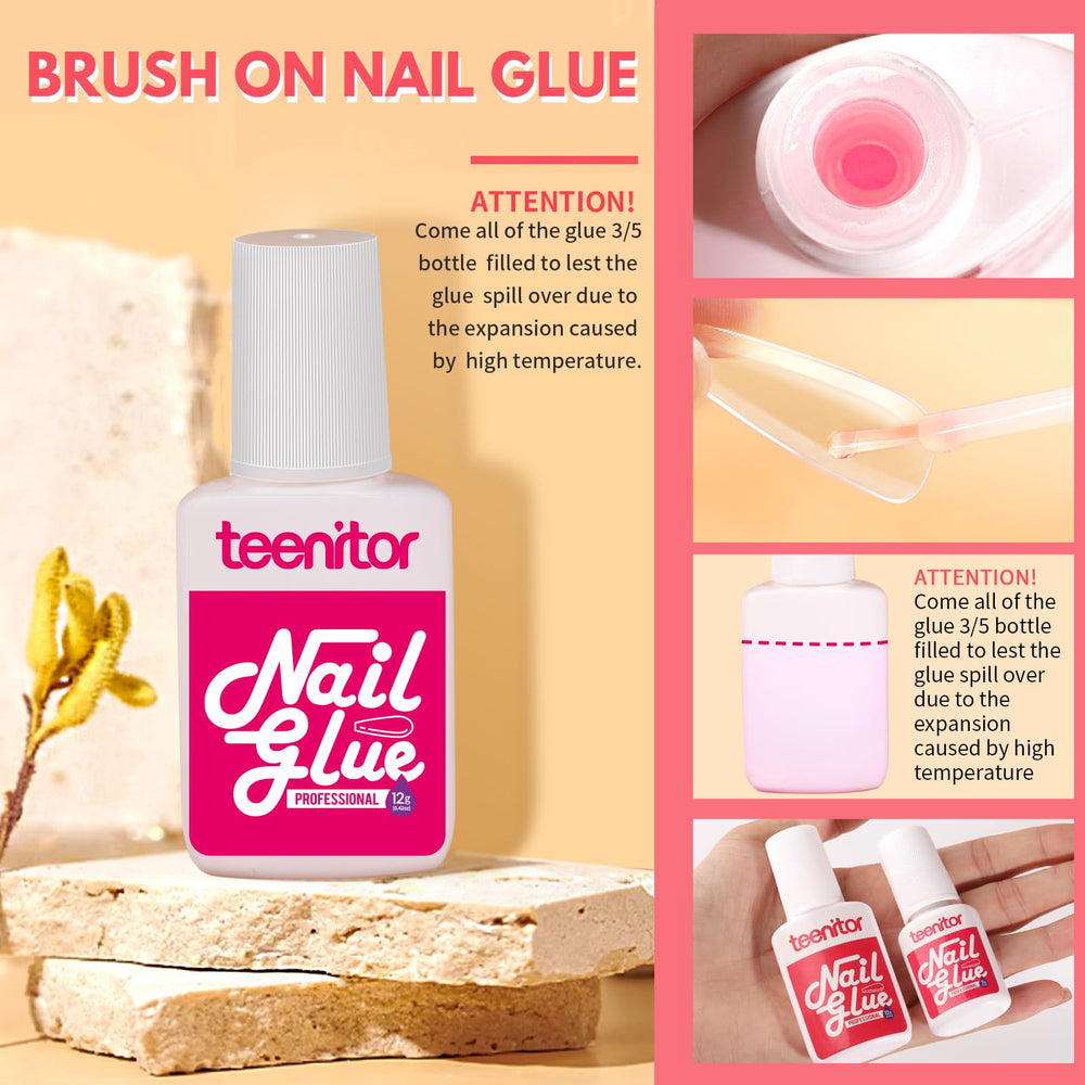 Teenitor nail clipper pairs with tips for clean shaping