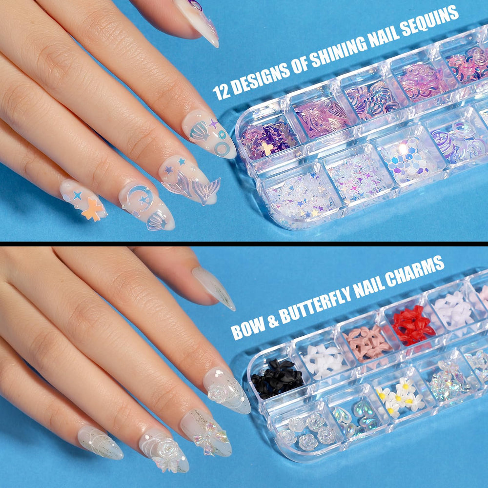 Teenitor nail decals roll for quick, decorative stickers.