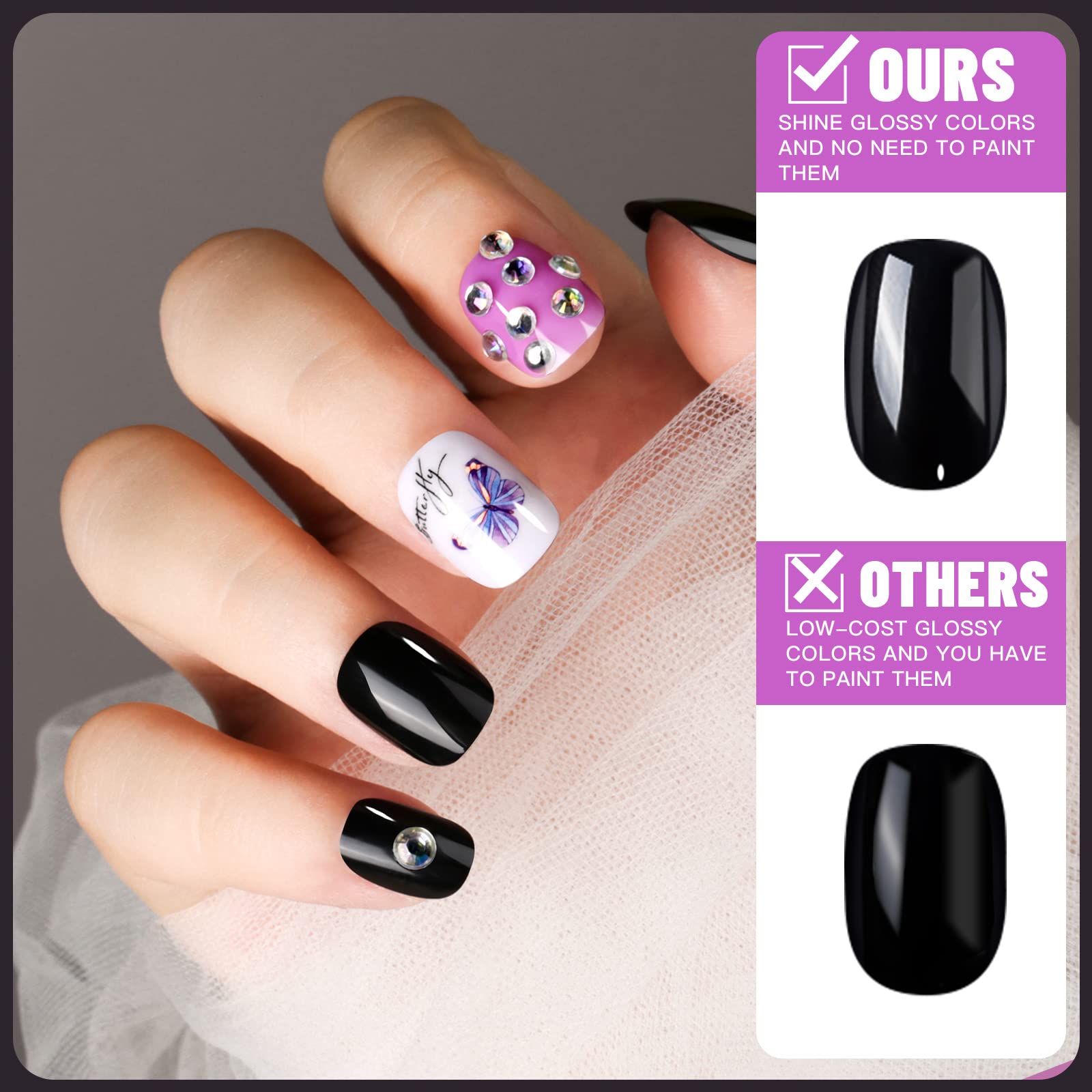 Teenitor nail files in 100/180 grit for smooth shaping.