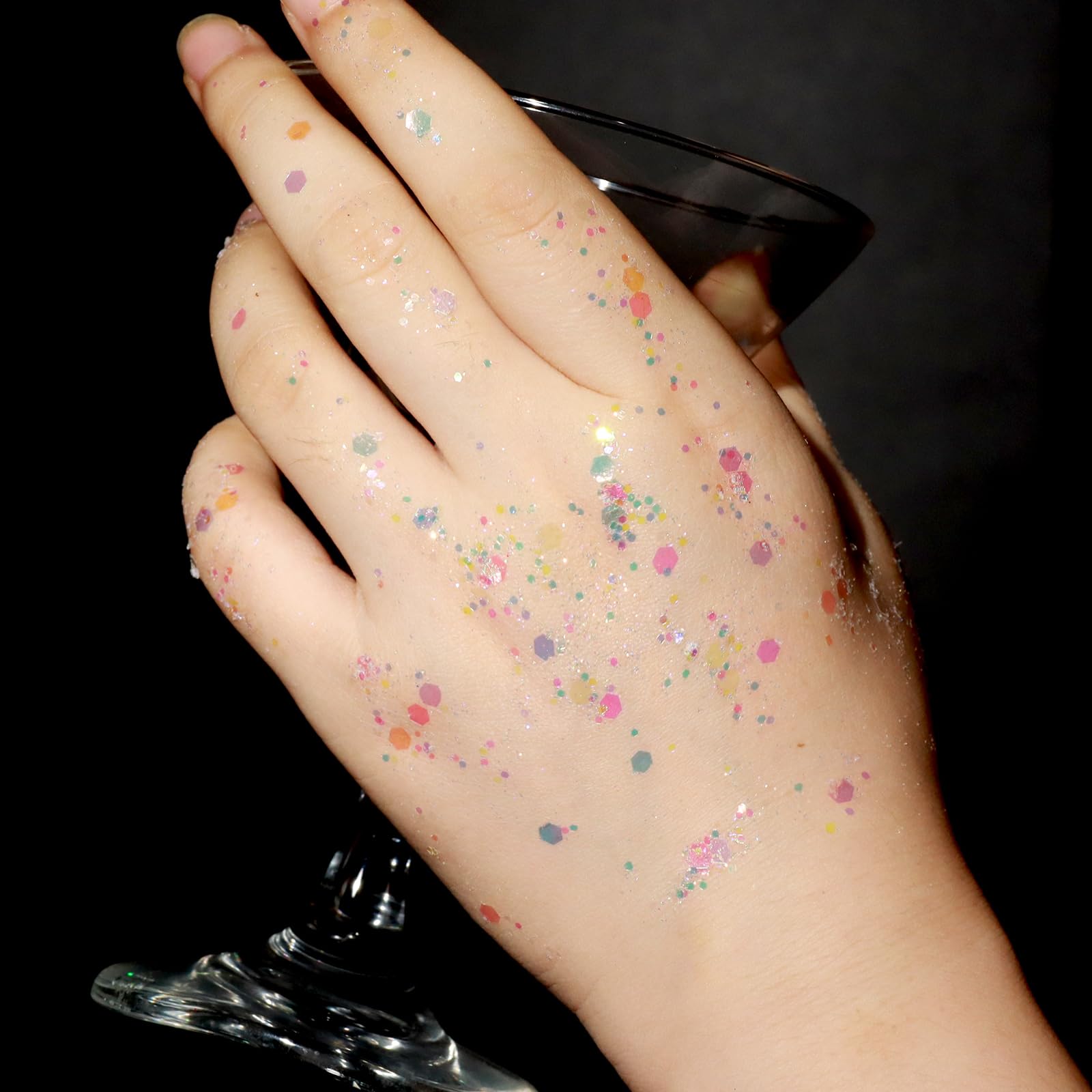 Teenitor nails glitter gel creates coordinated accent for party outfits