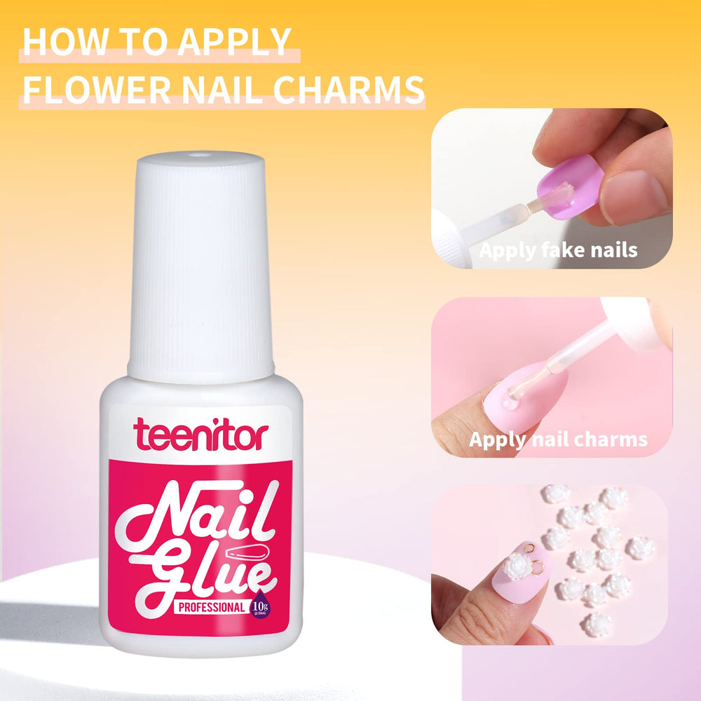 Teenitor nails worn on natural nails for a polished look