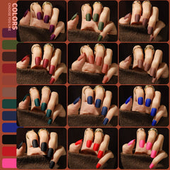 Teenitor press on nails with 24-color matte finish for versatile looks