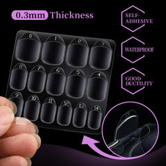 Teenitor press-on stickers 40 sheets pack with 600 self-adhesive tabs