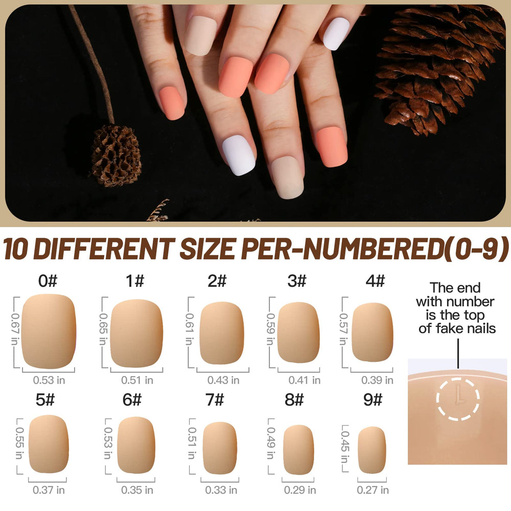 Teenitor short round nails close-up showing durable, tidy results for narrow nail beds.