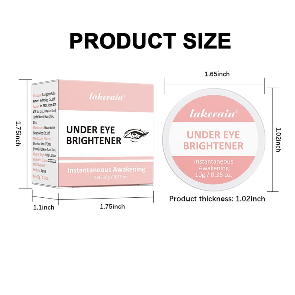 TEEROVA Under Eye Brightener suitable for fair to light skin tones during daily use.