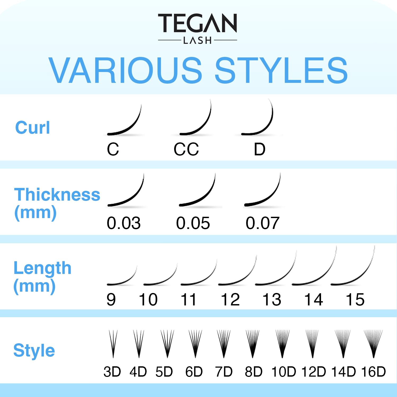 TEGAN LASH 500 stable curl keeps lift when heated for extended wear