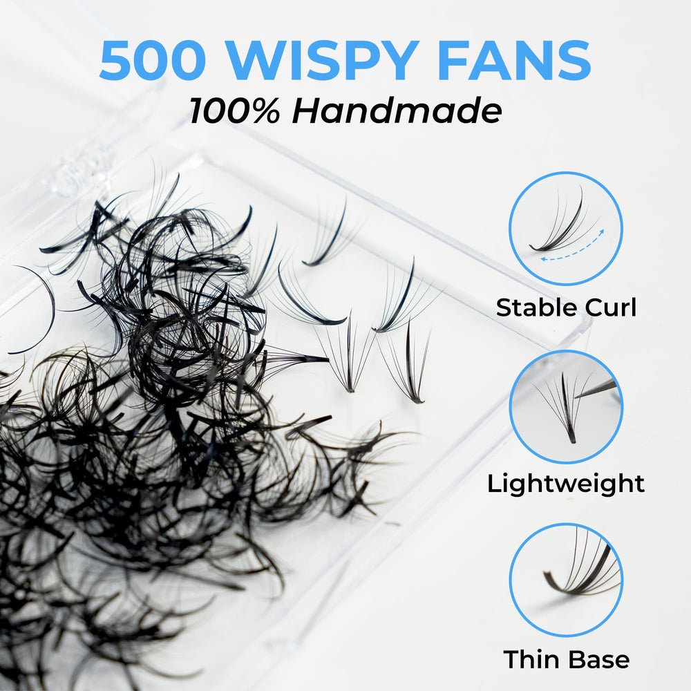 TEGAN LASH 5D-9D style, creates dramatic or natural volume.