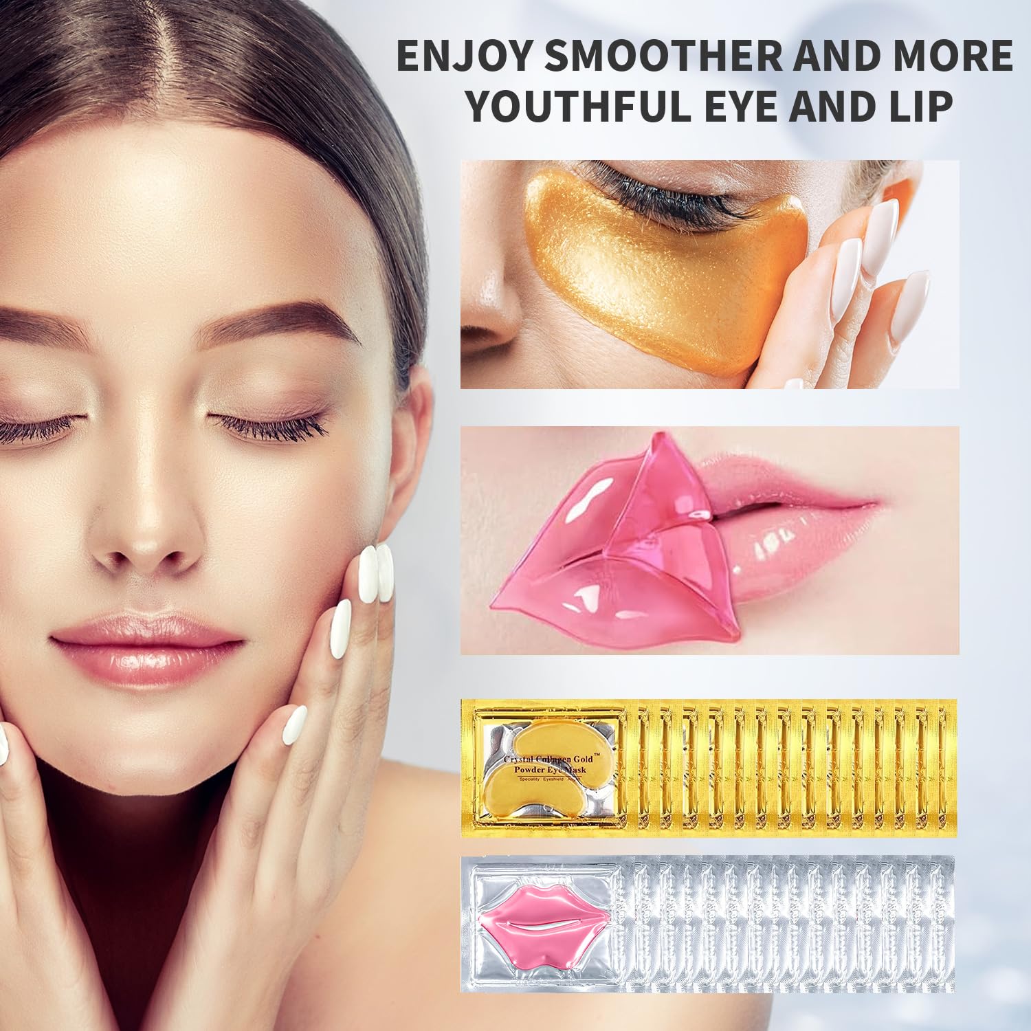 TEIHWAL comprehensive lip and eye care set for daily routines.
