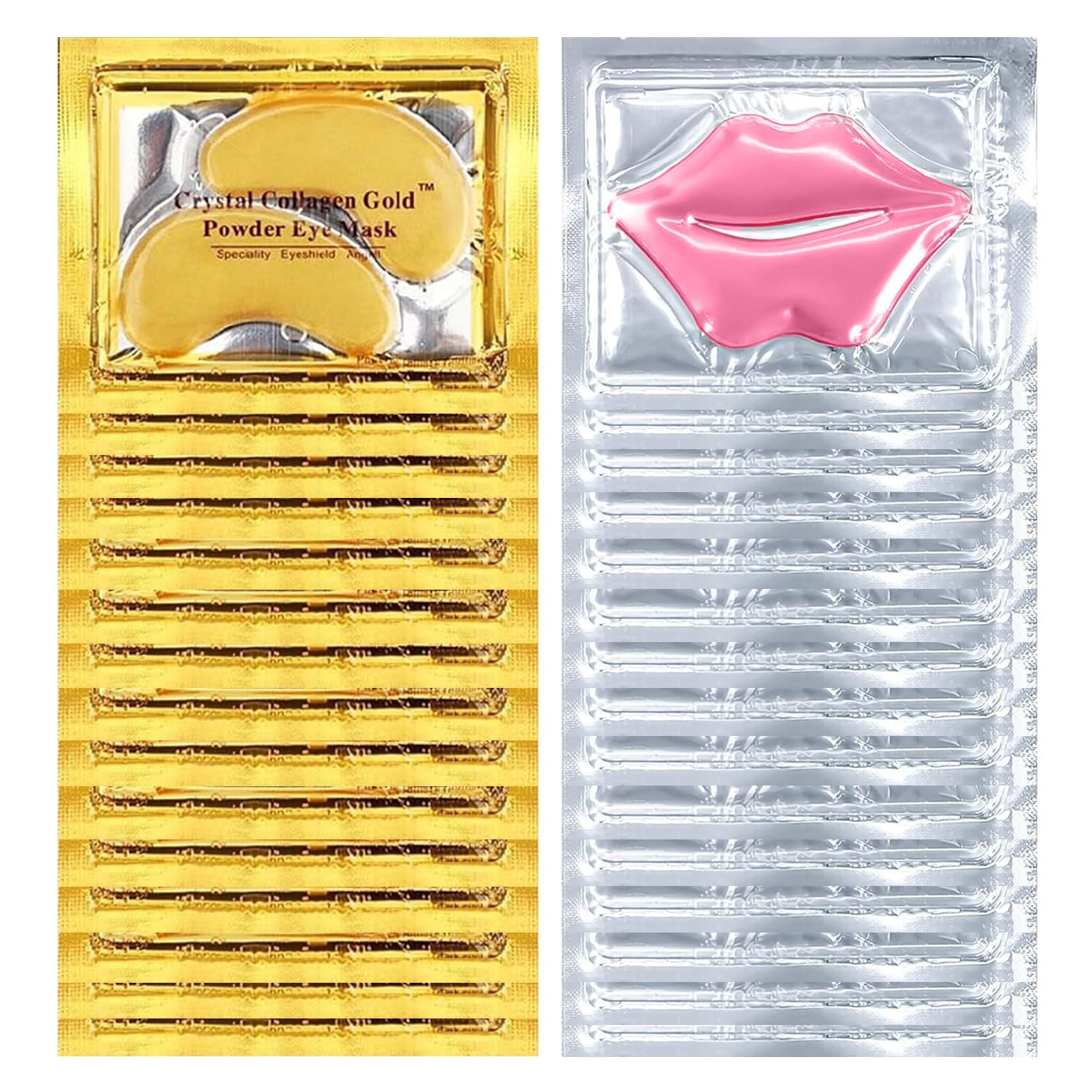 TEIHWAL lip and eye mask set packaging for at-home lip and eye care.