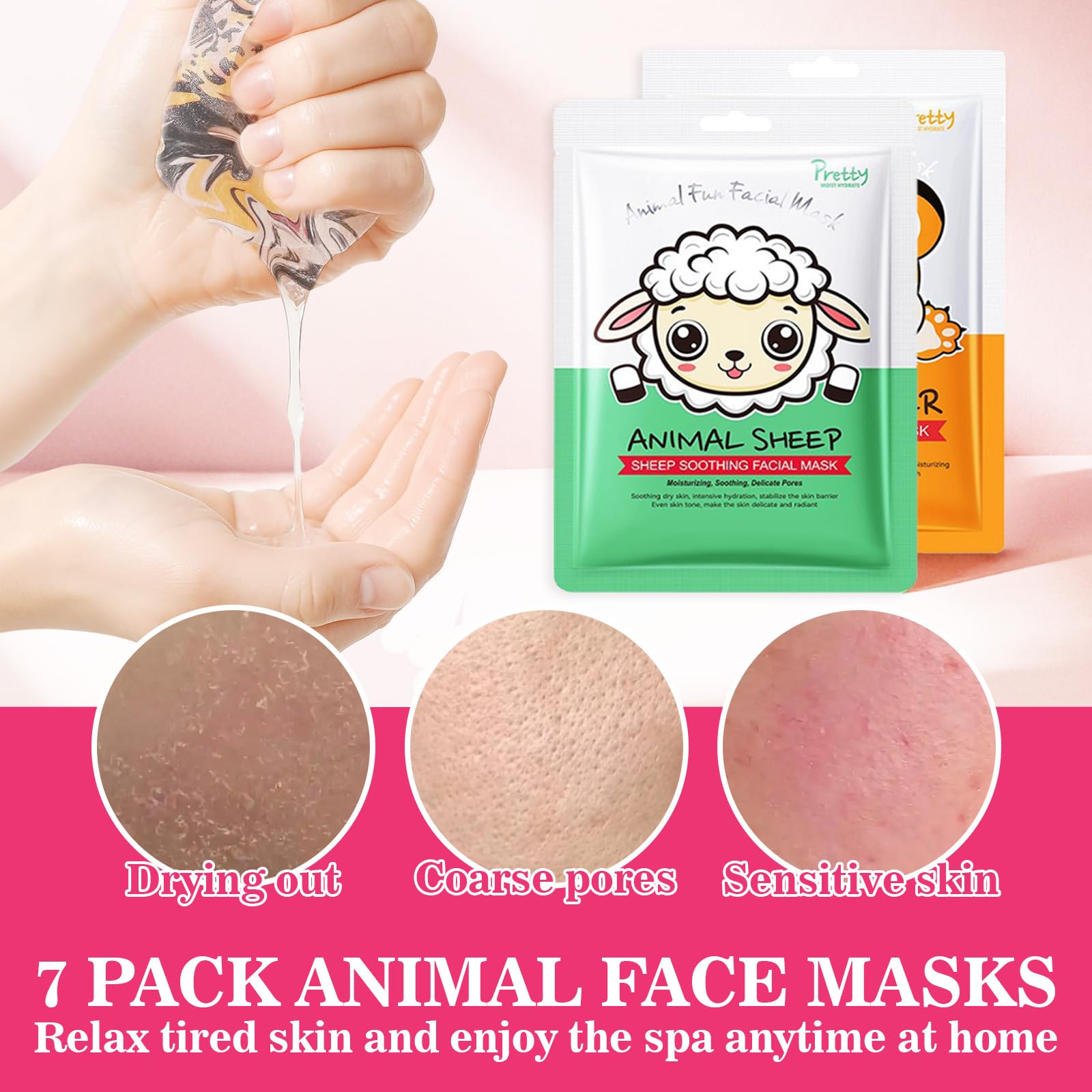 TEIHWAL puppy face mask for kids provides comforting hydration and pampering