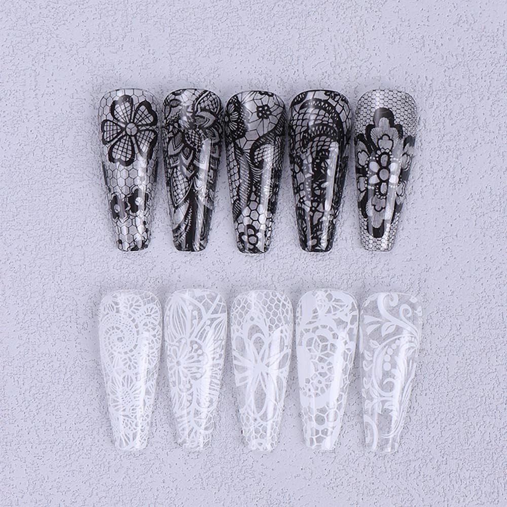 Teilihai 10-sheet nail foil kit for diverse nail art options.