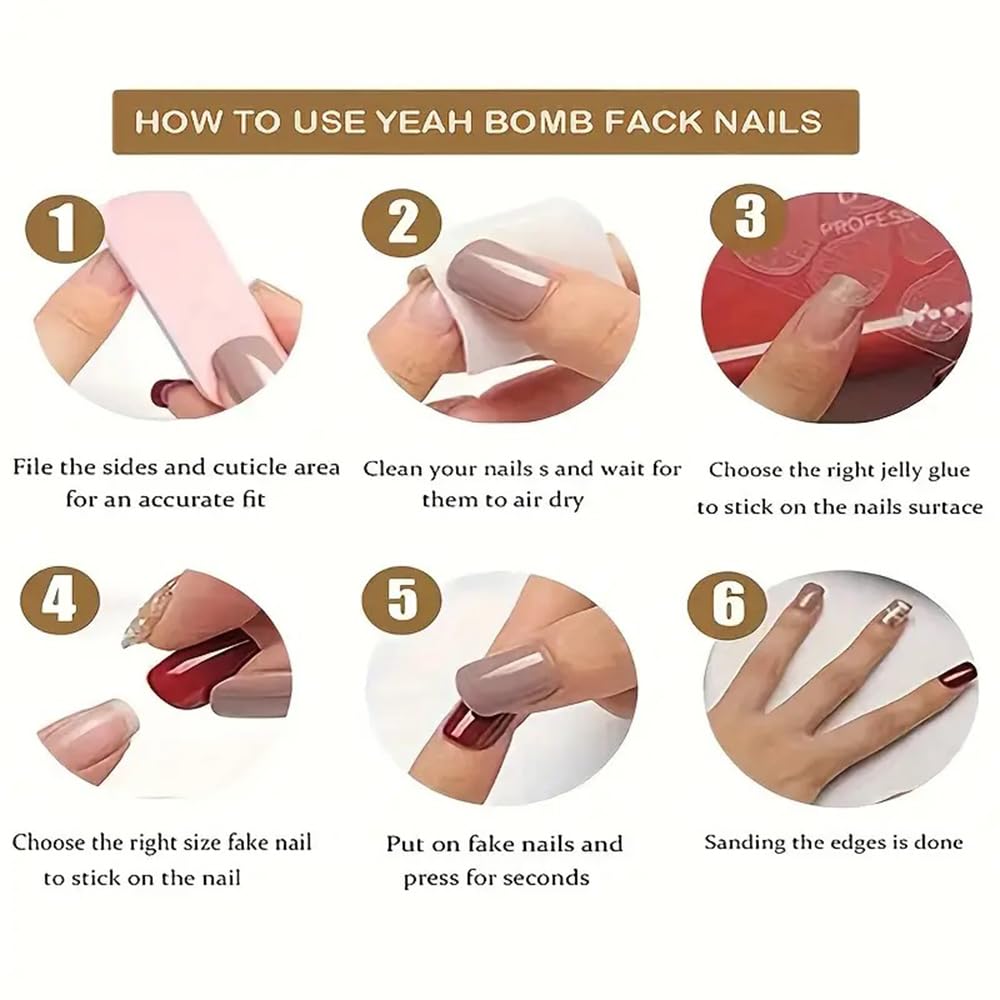 Teilihai home-spa nails pack supports easy touch-ups and weekend fashion.