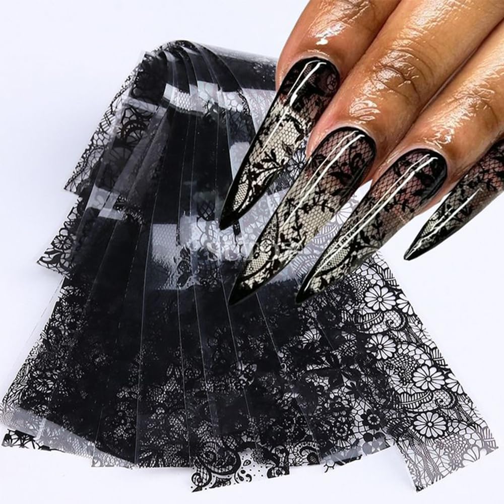 Teilihai lace decal pack for quick, stylish nail accents.