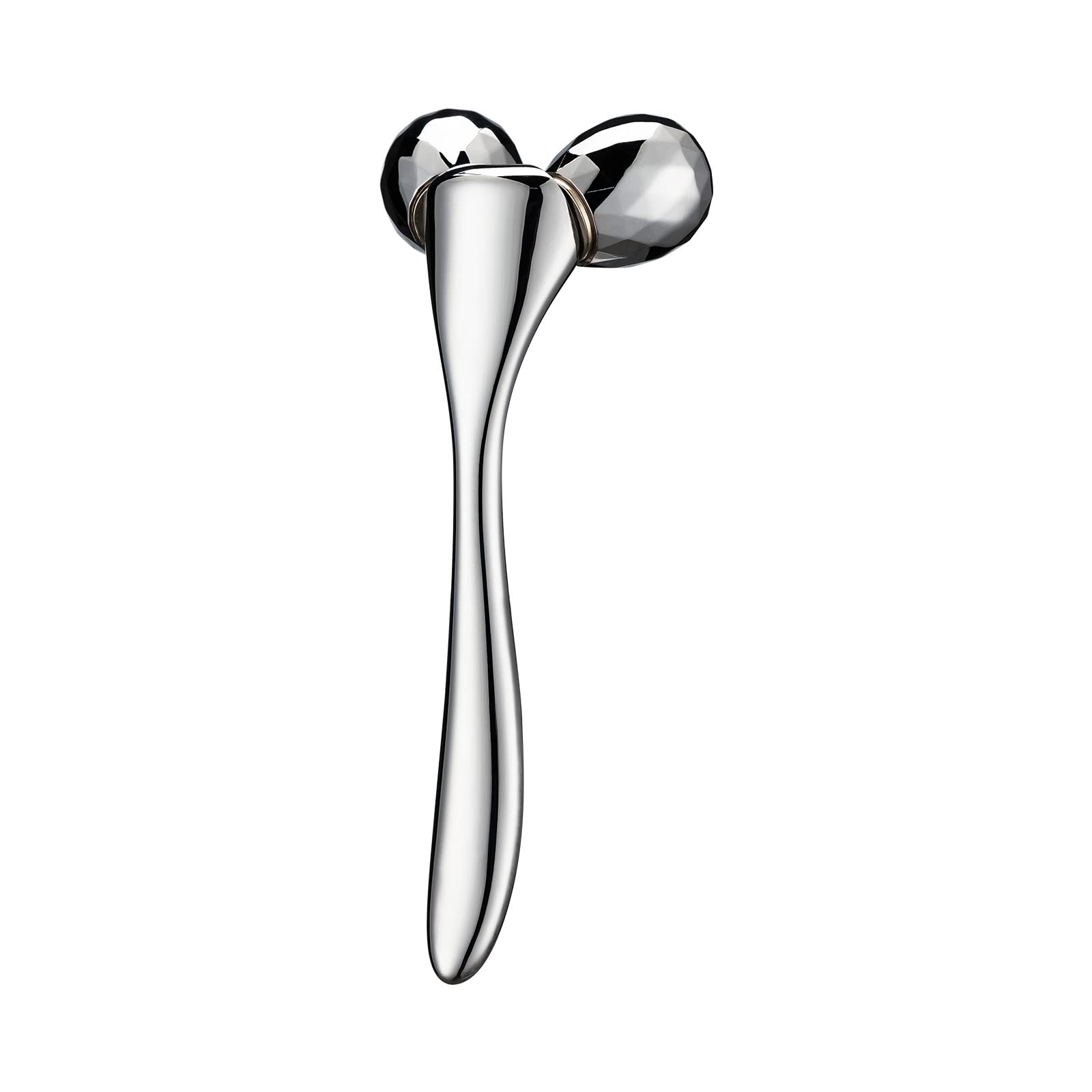 Tekson Zine Alloy Face Roller close-up showing smooth, cooling massage action