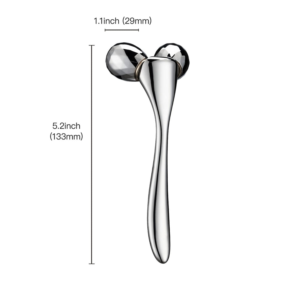 Tekson Zine Alloy Face Roller placed in the freezer for quick depuffing sessions