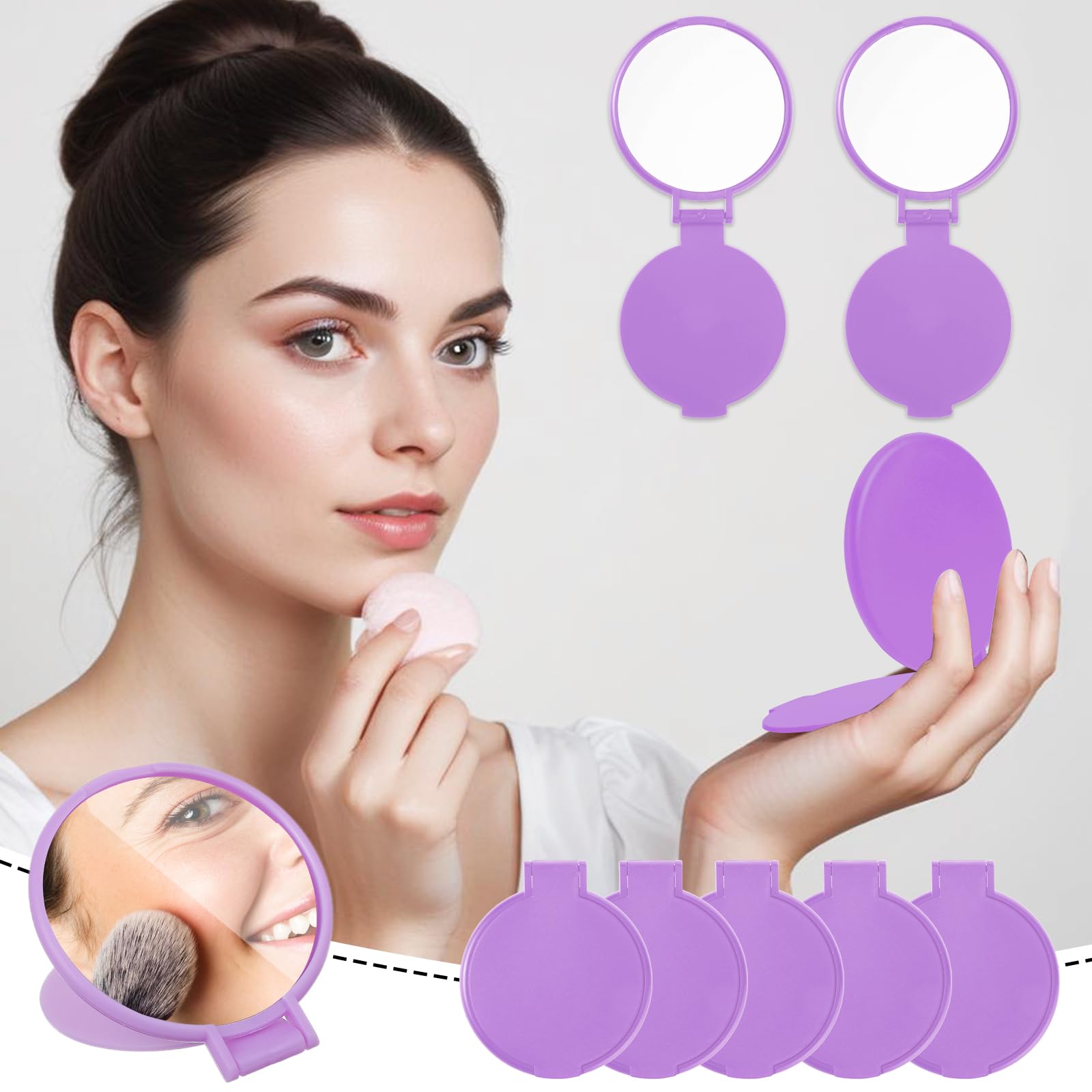 Telooco compact mirror set suitable for party favors and gift ready packaging.