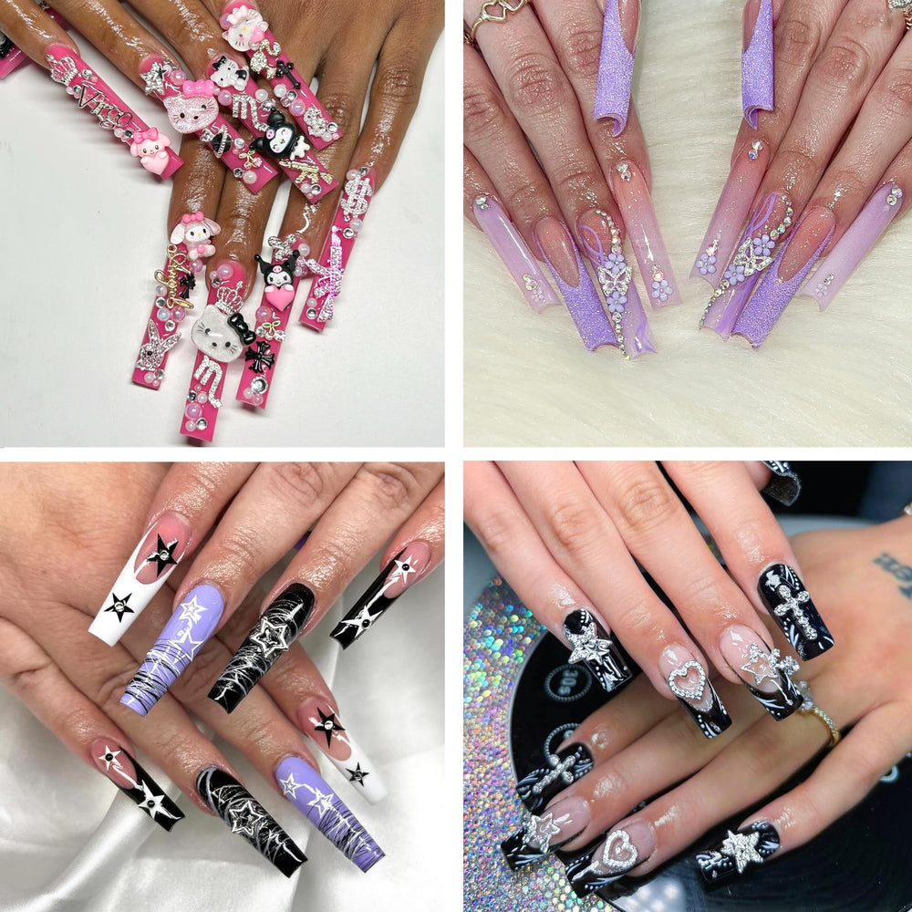 TemBelle rhinestone nail gems pack elevates sparkle and texture for premium nails.