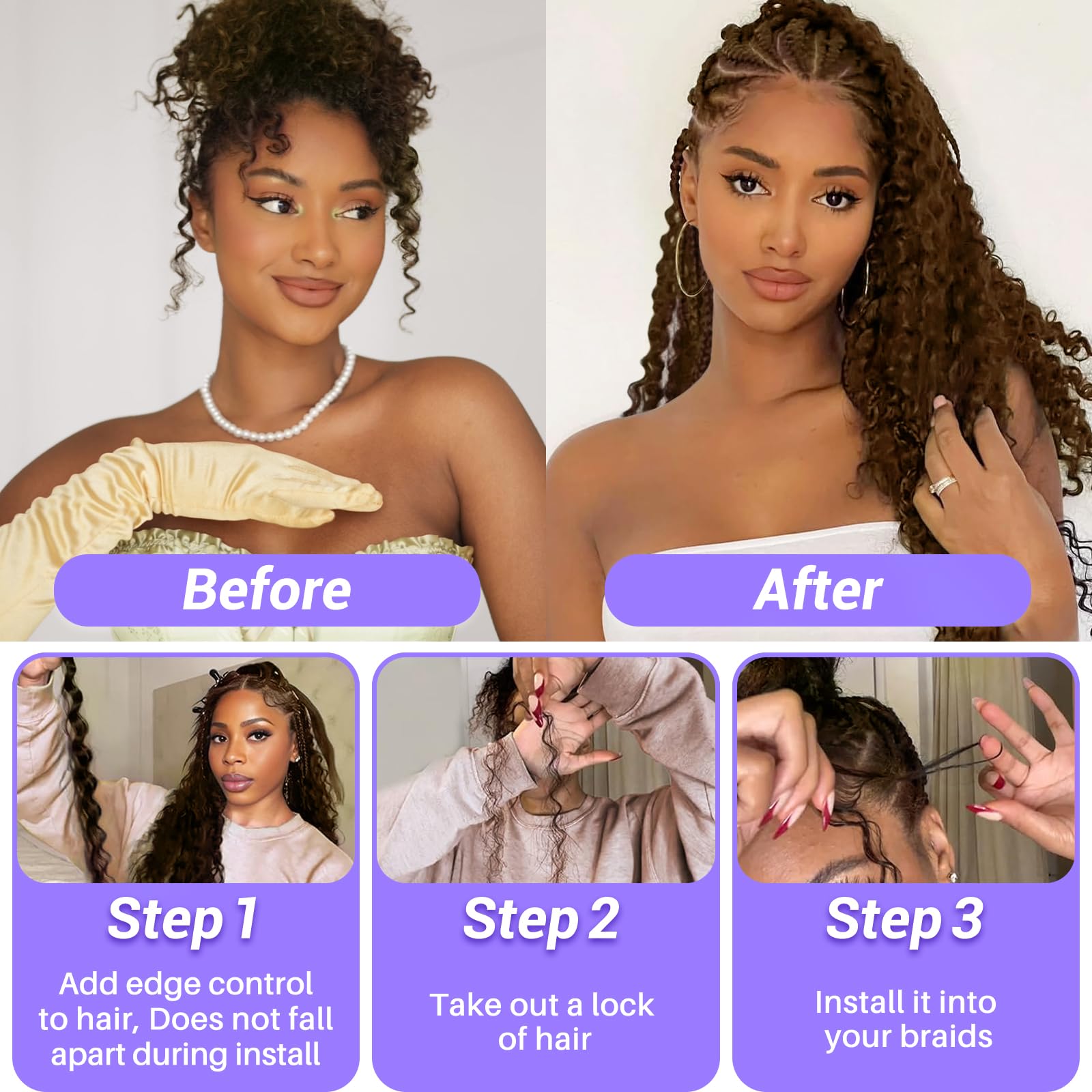 Temlux weightless comfort emphasizes light, scalp-friendly braids for all-day wear