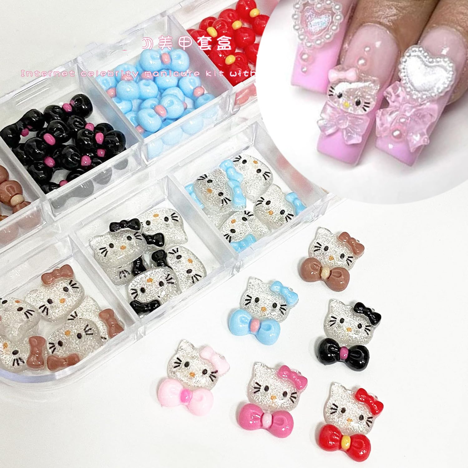 Temote versatile decor for nails and crafts alike.
