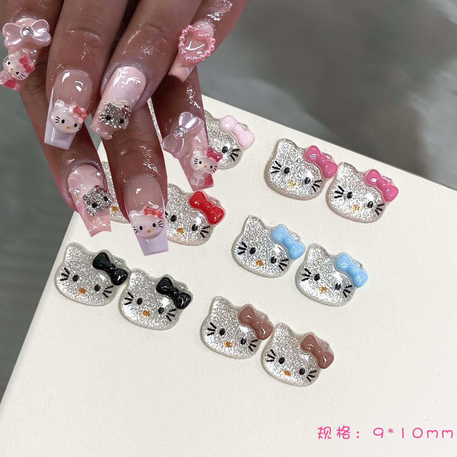 Temote easy-apply charms simplify nail decoration during sessions.