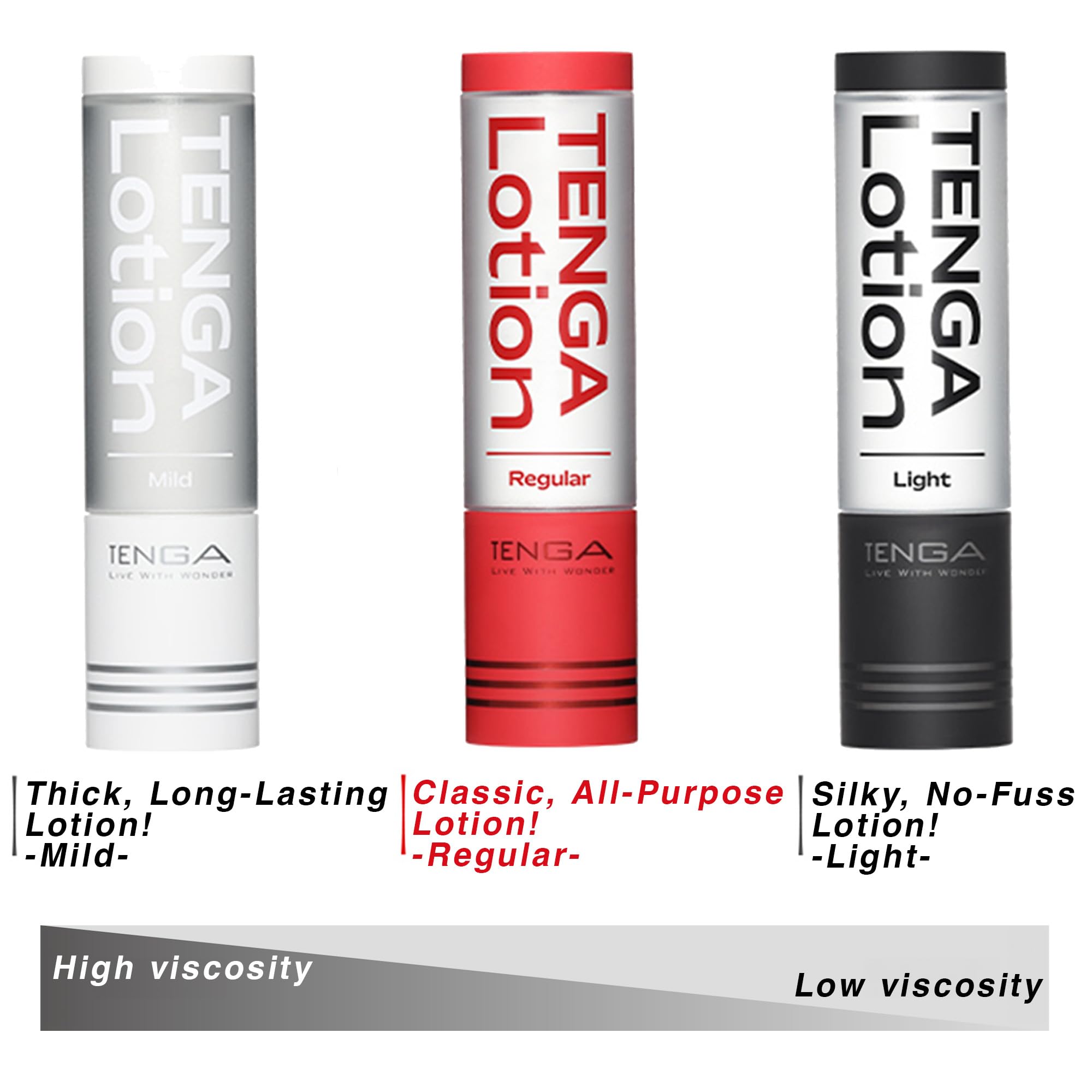 TENGA Light Lotion TLO-003 Black pouring action demonstrates controlled dispensing
