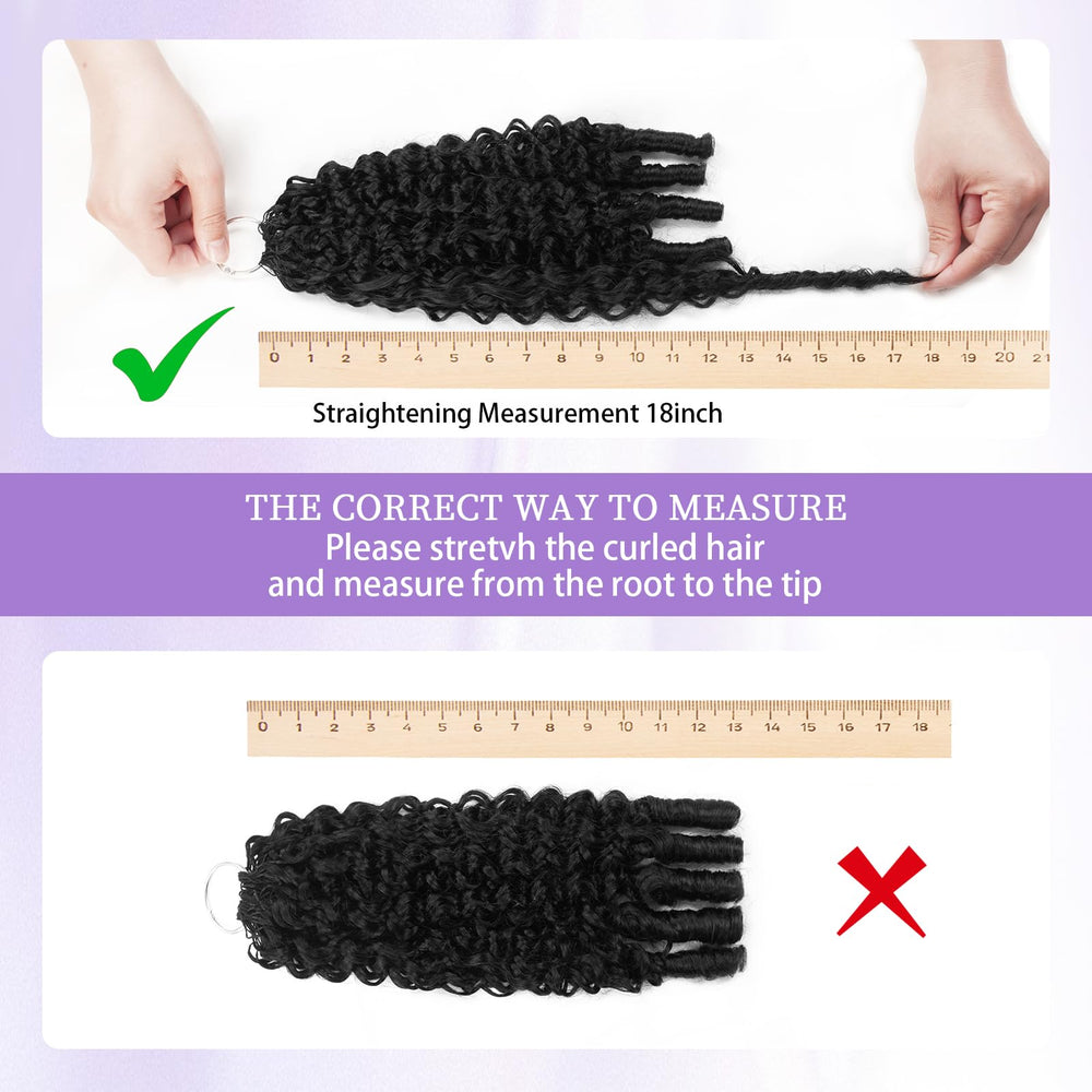 Tenkiss on model wearing Burmese curly crochet hair for a seamless natural finish