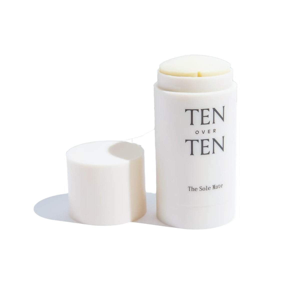 Tenoverten Sole Mate foot balm jar nourishes dry heels with botanical moisture.