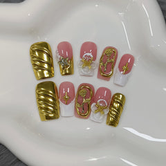 TENPAL 3D rose embossed texture, tactile luxury on each nail
