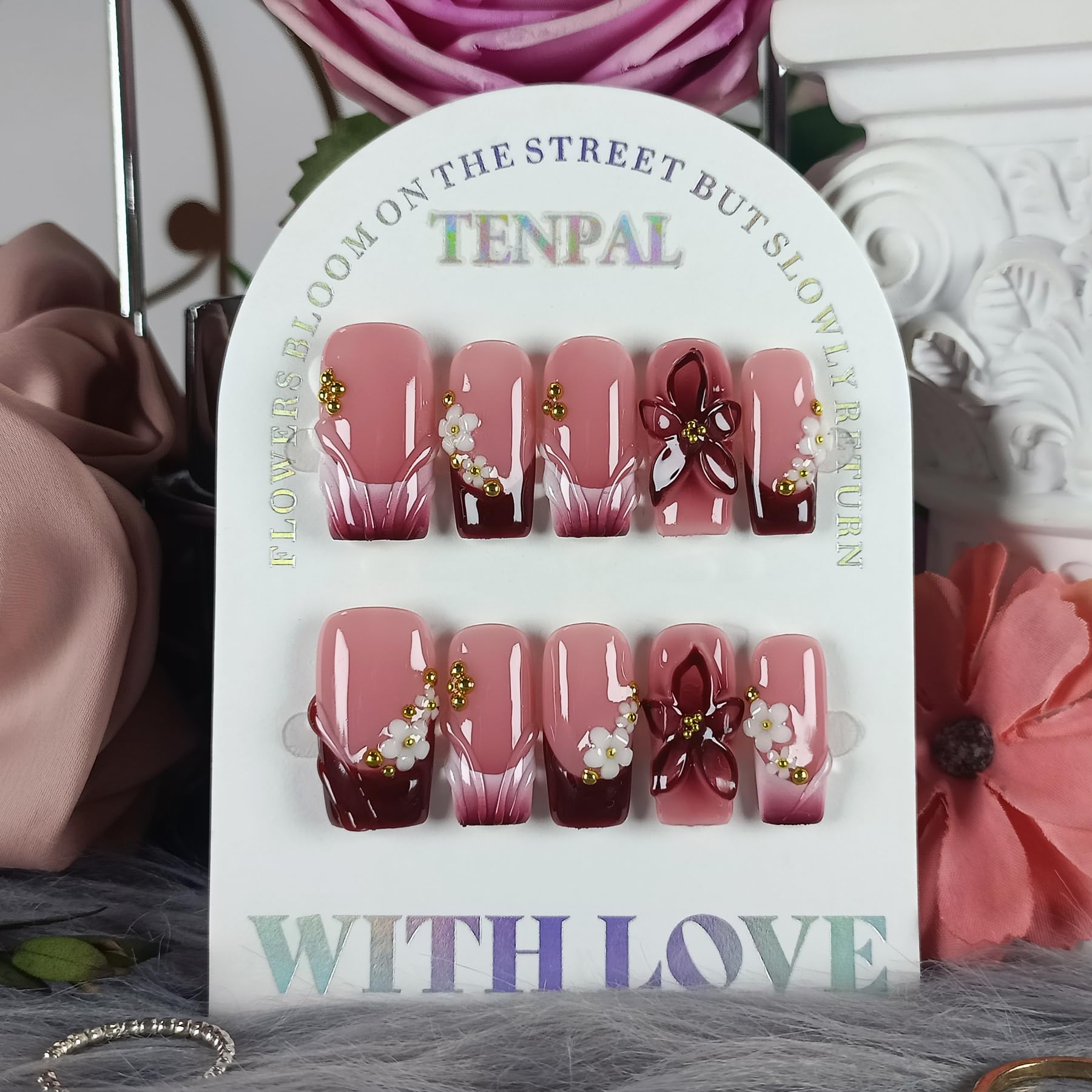 TENPAL coffin nails deliver edgy silhouette with strong tips for bold events