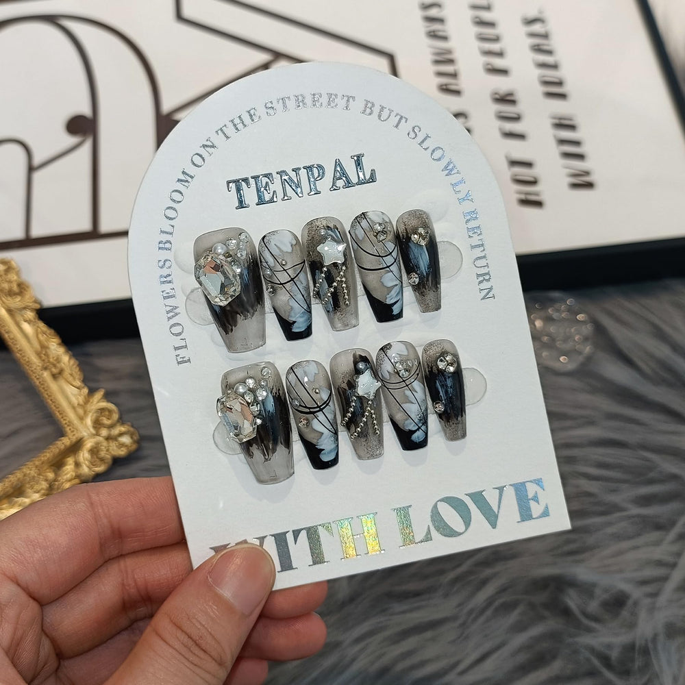 Tenpal cuticle stick helps precise prep before application.