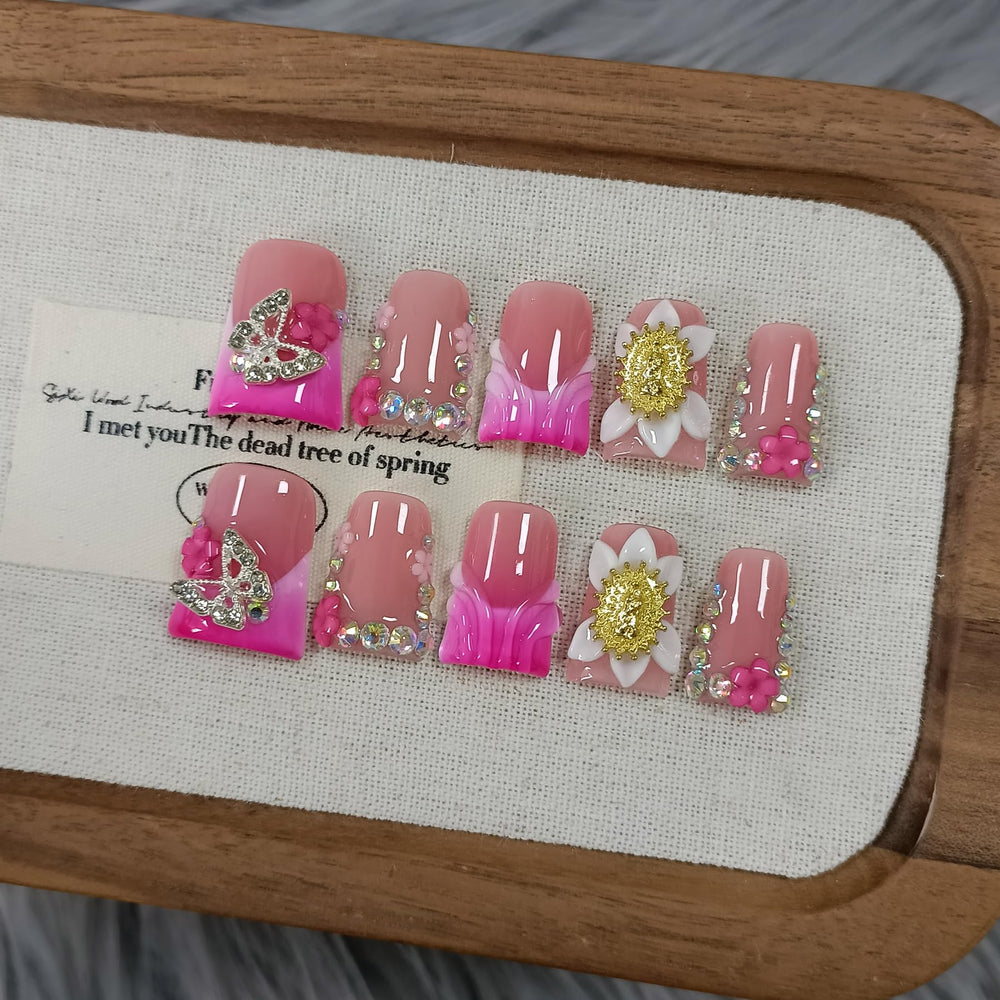 TENPAL duckshape glue-on nails for easy at-home application