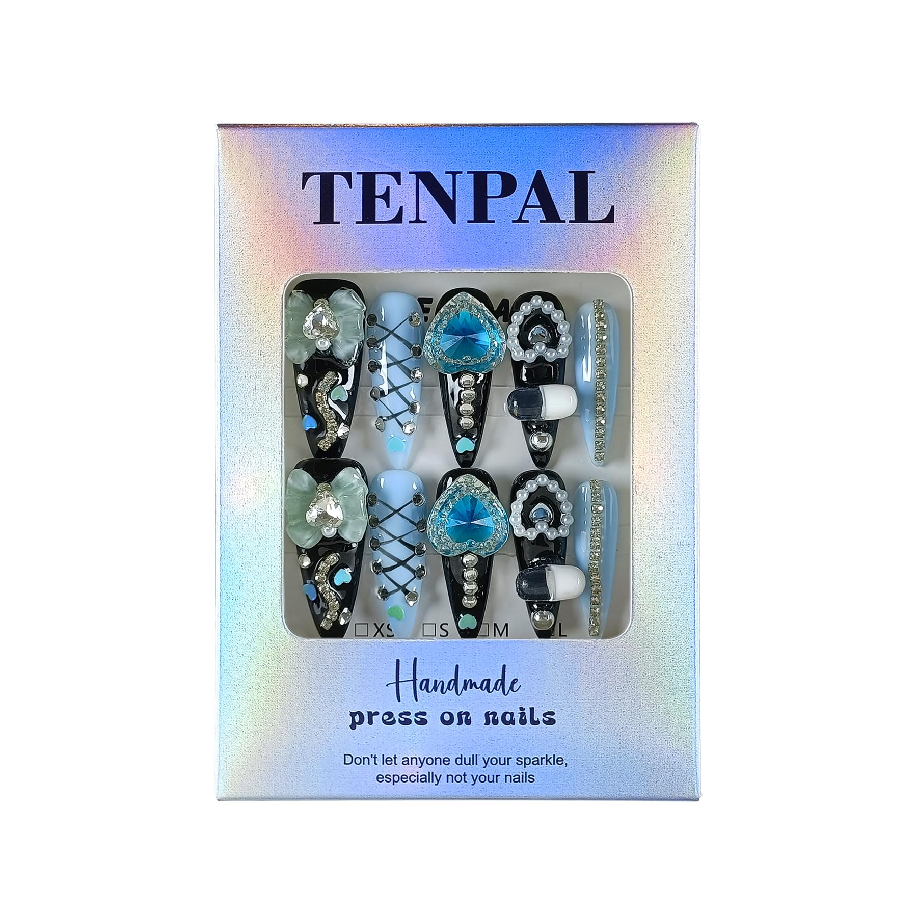 TENPAL jelly glue and file kit for precise sizing