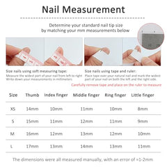 TENPAL Hand-painted metallic lines Aurora nails add luxe texture