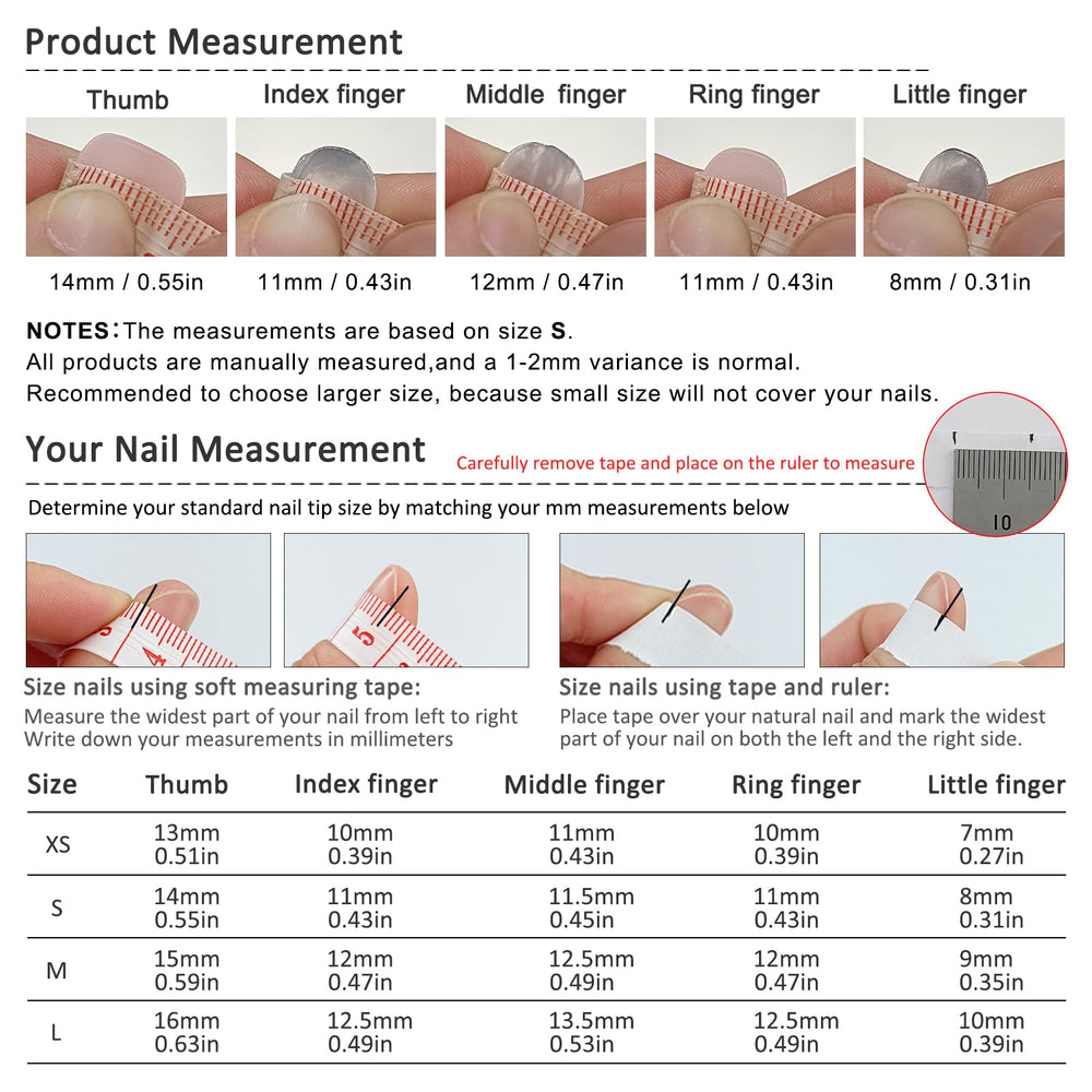 TENPAL included tools kit with adhesive, file, and prep pad