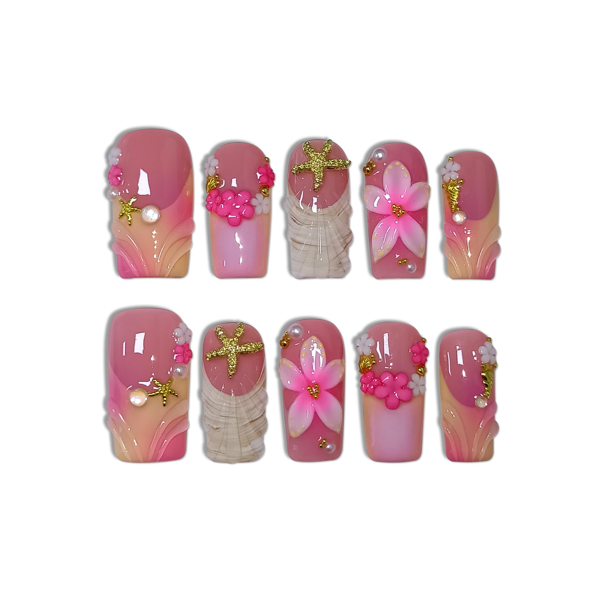 TENPAL nail kit includes adhesive, file, cuticle stick, and prep pad