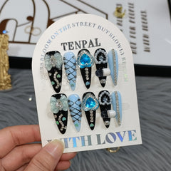 TENPAL long stiletto press-on nails for dramatic looks